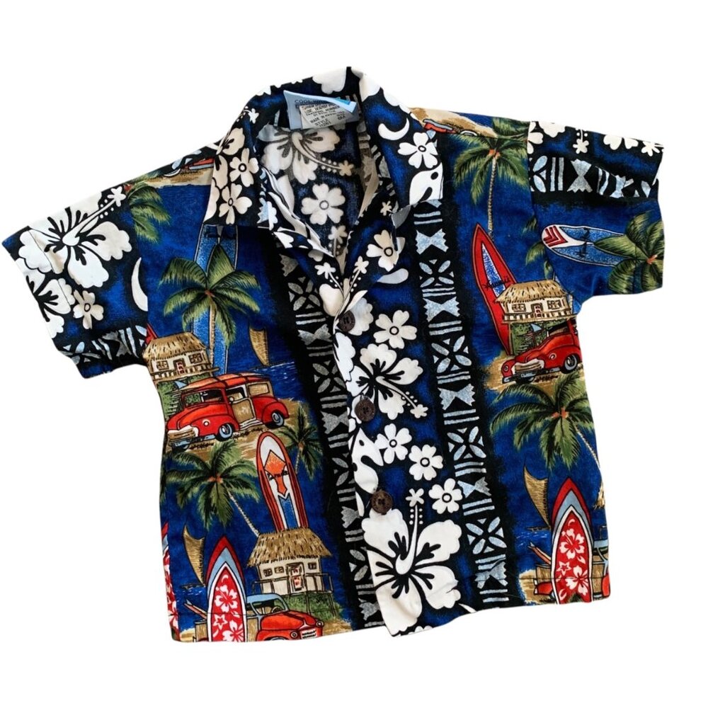 RJC Hawaiian Print 100% Cotton Tee 6 Months